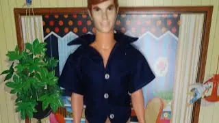 Ken Shirt front flip sewing tutorial