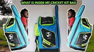 My cricket kit bag l what is inside my cricket kit bag in tamil l #cricketkit #happyarun