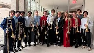 Joe Alessi and the Juilliard Trombone Choir, Conducted by John Rojak, Perform Holiday Tunes