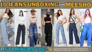 *meesho jeans haul #meesho #meeshohaul #jeans #widelegpants #highrise #meeshojeans