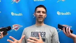 Mark Daigneault HC Interview | Preseason 2024 | OKC Thunder | 10/22/2024