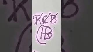 RCB name creating brand logo⚡ #short #brand K2&trade; #viral #short