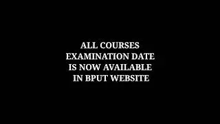 🛑 BPUT Even Semester Examination Dates 2023 ( 4TH & 6TH & 2ND ) || #BPUT #BTECH #BPUT_EXAM_2023