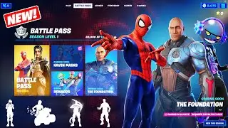 Full Chapter 3 Season 1 Battle Pass! Bonus Rewards & The Foundation Secret Skin! Fortnite