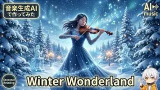 Winter Wonderland (Instrumental)21【音楽生成AIで作ってみた】＃1765 #soloviolin #PopInstrumenta