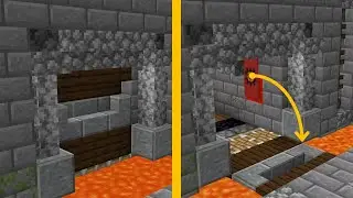 A Realistic Drawbridge - Minecraft Bedrock [MCPE, Win10, Console]