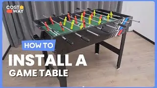 How to Install the 4-in-1 Multi Game Table with Pool Billiards 👣UY10054 #costway #howto