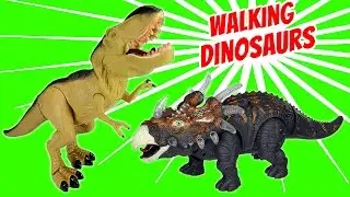 Dinosaurs Toy Walking Light and Sound - Dinosaur Toys For Kids │T-rex Spinosaurus Velociraptor