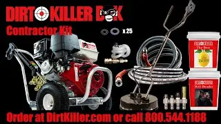 General contractor pressure washer kit - Add pressure washing to your business - Dirt Killer