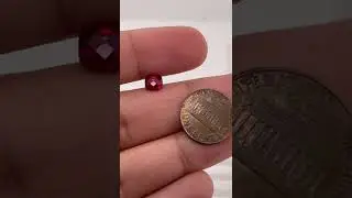 MS398259 - Lab Created Ruby Cushion Checkered Shape AAA quality 6x6mm