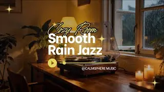🎹Mellow Jazz ASMR Room &ndash; 🌧Rainy Cozy Vibes for Studying & Relaxing