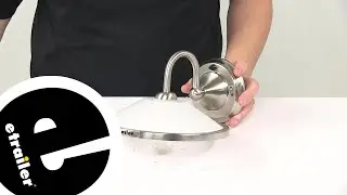etrailer | Checking Out the Gustafson 12V RV LED Wall Light w/ Light Shade