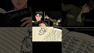 Death Note || Attack on titan || Levi Akerman x Zeke Yeager #You Tube #Shorts