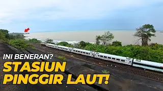 JARANG ORANG TAHU! Stasiun Plabuan Batang yang Berada di Pinggir Laut Jawa