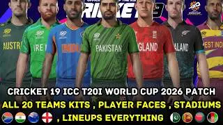 Cricket 19 | ICC T20 World Cup 2026 Latest Offline Patch | Everything Updated | 2026