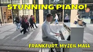 VIRTUOSO Street Piano! 🤯 IMPRESSIVE Performance Outside MyZeil Mall, Frankfurt
