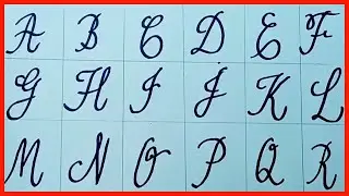 A to Z Fancy Alphabet Letter | How To Write Alphabet | Capital Alphabet Writing Practice