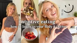 Stop counting calories & eat intuitively to live your best life | How to intuitive eat 🫶🏼