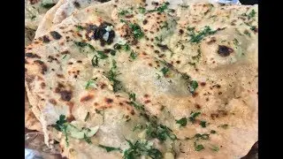 Garlic naan by cooking with girija/garlic naan without oven or tandoor