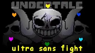 Sans but he is Photoshop Flowey! Undertale Ultra Sans Fight