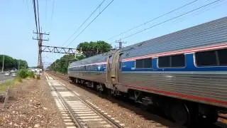 NE Corridor: Train 173 with ACS64 601 at Larchmont, NY RR