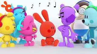 Кьюио и его друзья поют счастливую коллаборационную песню! Мультфильмы Кьюио и друзья для детей