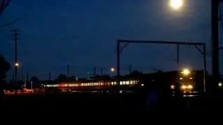 Vline N Class Diesel Locomotives With Passenger Trains At Newport (3/8/2009) - PoathTV Railways