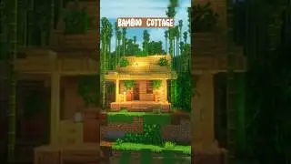 Bamboo Cottage🏡 #minecraftbuilding #minecraft