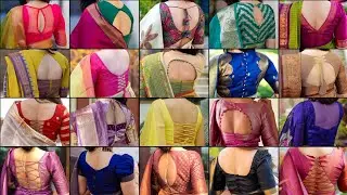 Simple Festive Wear Blouse Back Neck Designs 😍|Beautiful Silk Saree Blouse Back Neck Designs ❤️|