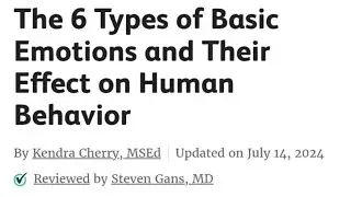 The 6 types of basic emotions and their effects on human behaviour,  May God bless you with truth