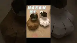 My First Paper Fursuit; Marshmellow!! (Music by @willtrittmusic)