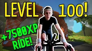 My EPIC Ride to LEVEL 100 on ZWIFT!