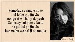 G-Dragon - Black (feat. Jennie) Easy Lyrics