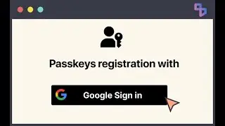 Passkeys registration flow with Social Login (Google sign-in)