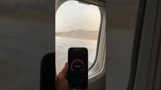 Plane Speed Checking on runway and in the sky. Boeing737 Airoplane #airoplane #planejourney