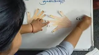 Multiplication of 6 to 10 using fingers...