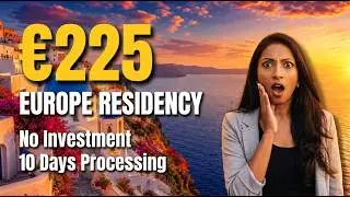 Fastest Europe Residency | EU PR WITHOUT Investment | No Job Required For PR/Visa | Nidhi Nagori