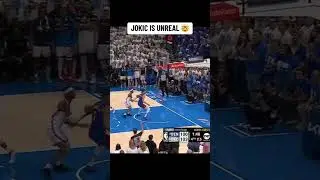 This shot by Nikola Jokic 🤯