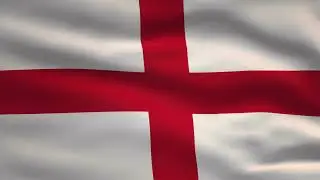 England Waving Flag Animation | 8k Ultra HD | Flags of the World