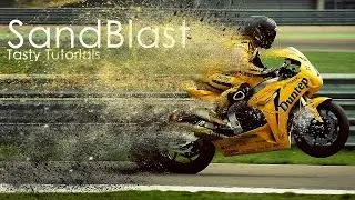 Creative Sand Blast Picture Effect In Photoshop CS6