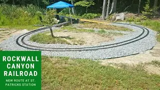 G Scale | Rebuilding track for better operating. Awesome new track from @TrainLi