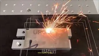 Powerful 100W Fiber Laser Marking Machine fro Stainless Steel & Aluminum