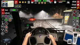 Pahadi road bus game play ll phadi 