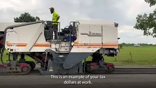 Erie County DPW Crews Work on Pavement Road in Lancaster!