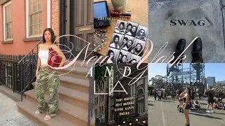NYC to LA Travel Vlog: food stops, Broadway show, and rave nights