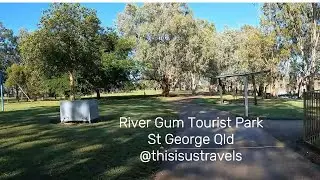 St george tourist park Qld @ThisisusTravels