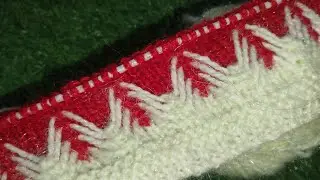 2 रंग का बेहतरीन स्वेटर डिजाइन/Two colour sweater Design/Double colour knitting/Do rang kadesignl