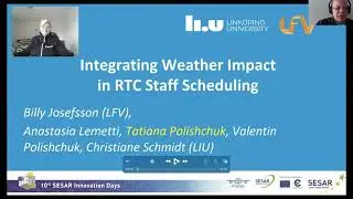 2020 SESAR Innovation Days - Day 2 - Technical session on ATM architecture and operations