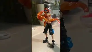 Sh figuarts Ace posing🗣️🚨🔥🔥🍩 #ace #stopmotion #onepiece #shfiguarts #fyp #shorts