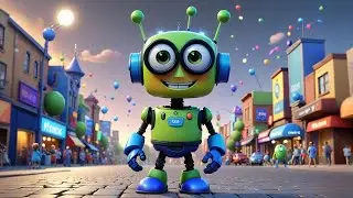 Benny Bot Plays Music | Robot Music Song for Kids | Nursery Rhymes and Baby Songs